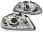Preview: Scheinwerfer LED Tagfahrlicht Optik für Seat Ibiza 6L 02-09 Chrom LED Blinker